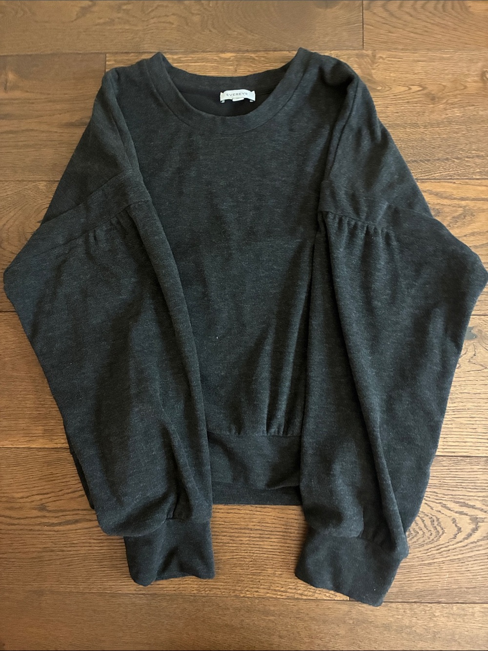 Evereve Black Crewneck Sweater